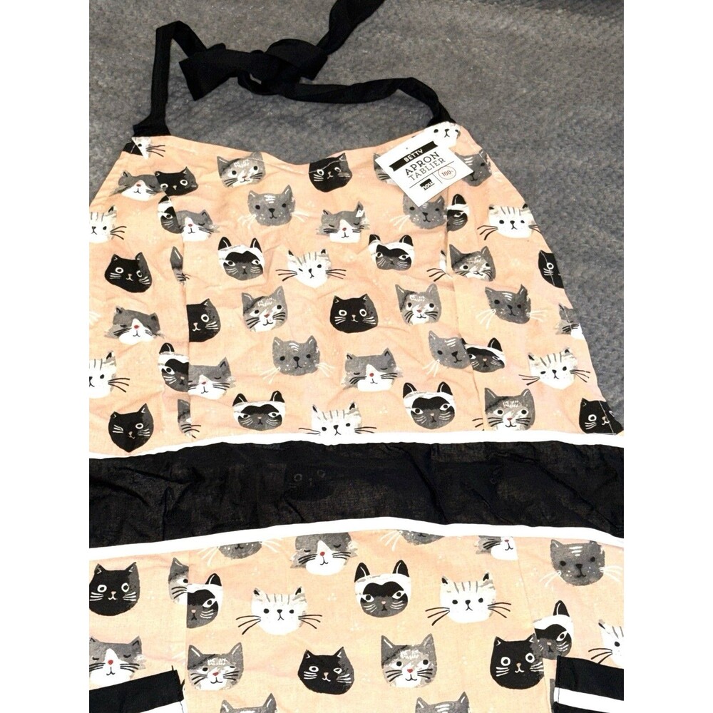 NWT Now Designs Betty Cats Meow Bib Apron - Picture 12 of 16